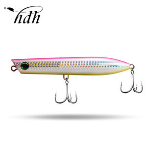 Aparejos de pesca duros de 18 colores, Señuelos de Pesca de boca grande, popper Top water de 130mm - Product Image 6