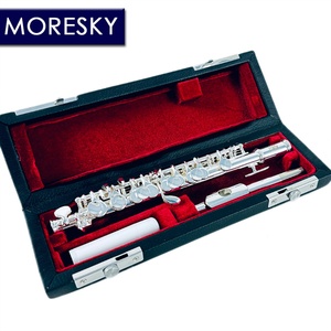 Flauta Piccolo en Do MORESKY, Tono C, Tamaño Medio, Cuproníquel Plateado MPC-801 - Product Image 2
