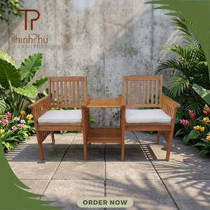 OEM ODM Solid Wood Contemporary Paulo <b>Bench</b> Outdoor <b>Indoor</b> Garden Bubble Villa Bedroom Park Courtyard Living Room - Product Image 2