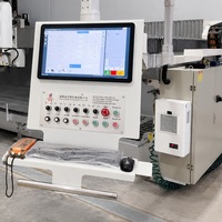 Sierra de Puente CNC de 5 Ejes HKNC-500 PLUS, Motor de 18.8kW, 5800kg Monobloque, Control Italiano ESA, Corte Automático de Granito de 3500mm