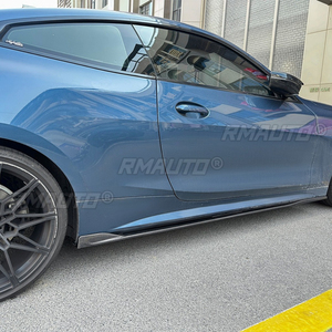 For BMW 4 Series Coupe G22 G23 M Sport 2020+ Car Side Skirt Lip Spoiler <b>Splitter</b> Diffuser Tunning Part Car Side Skirt <b>Splitter</b> - Product Image 4