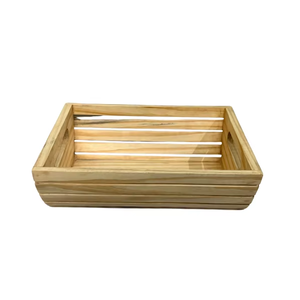 Plateau en bois polyvalent idéal pour servir des boissons, des collations et des repas avec une finition naturelle pour les maisons de style rustique - Product Image 4