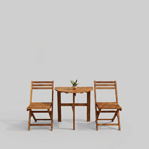 Ensemble de meubles en bois massif en gros : table basse et chaises pour la maison, bar, restaurant, hôtel, café, jardin – Fabriqué au Vietnam - Product Image 1