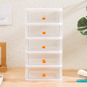 PP Multifunction Desk Organizer Capacity Rotating Storage Box Makeup Foldable Acrylic Cabinet Office Home Use - Product Image 5