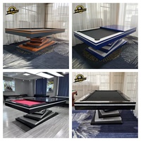 Mesa de Billar Profesional de Lujo para Interiores, de Madera de Pizarra, de 7-9 pies, Personalizada, con 3 1/8 bolas, de Uso Comercial, con Cuero Auténtico