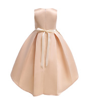 D0038 Robe de fête d'anniversaire pour fille de 8 ans, dernière collection de vêtements pour enfants de Guangzhou, motif floral