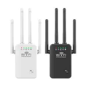 高质量长距离2.4ghz Wifi信号增强器互联网Wifi Neitword适配器中继器300mbps，带欧盟美国英国插头