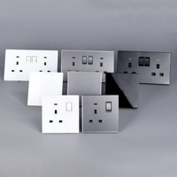 Enchufe Usb C tipo C puerto de carga de corrientes de pared enchufe de alimentación toma de 13 amperios con USB 2