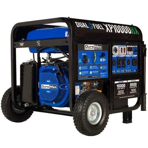 DuroMax 10000 Watt Dual-Fuel Portable Generator New for sale