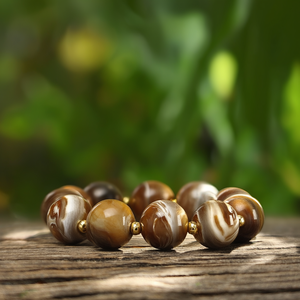Fashion <b>Beaded</b> <b>Bracelet</b> 316L Stainless Steel PVD <b>Gold</b> Plating Sustainable Resistant - Product Image 3