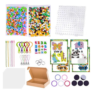 Hot New 10MM Fusible Perles Coloré PE Perles De Repassage pour Décor À La Main 1000pcs pour Cadeaux Pour Enfants pour DIY Faire - Product Image 2