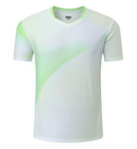 Nueva Camiseta Deportiva de Bádminton de Seda Helada para Verano, de Secado Rápido, Suave y Transpirable, de Manga Corta, Cuello en V, para Hombre y Mujer, con Nombre de Equipo Personalizado - Product Image 2