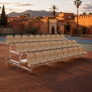 Sièges de stade de football en plein air, gradins de terrain de soccer, chaises de gradins, sièges de tribune de football - Product Image 2