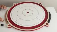 Jeu de crokinole pour deux joueurs, plateau en bois, jeu de crokinole canadien, jeu d'intérieur
