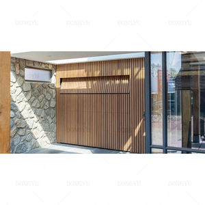 <span class=keywords><strong>Puerta</strong></span> de Garaje Industrial de Dos Coches <span class=keywords><strong>con</strong></span> Doble Sección de Acero Norteamericano y Puertas Peatonales para Viviendas Residenciales - Product Image 4