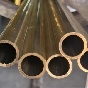 C2720 C3710 비합금 황동 튜브 99.9% 순수 구리 광택 표면 ASTM 표준 온수기 직선형 맞춤 사이즈 - Product Image 2