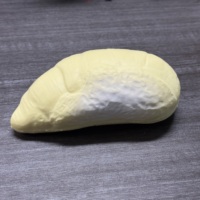 Tekstur Lembap Realistis, Lambat Mengembang, Mainan Pijat Imitasi Roti Durian, Bahan TPR, Cetak UV untuk Menghilangkan Stres