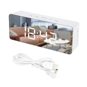 despertador Suppliers-Reloj digital LED para decoración del hogar, dispositivo electrónico con alarma para escritorio y mesita de noche, en oferta, 2022