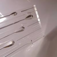 Plaque Acrylique Extrudée Pmma 3Mm 5Mm 6Mm Panneau Acrylique Texturé Transparent Feuille Acrylique Pmma Plastique Rayé
