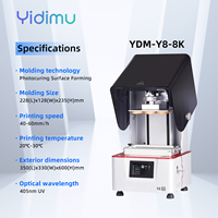 Nouvelle imprimante 3D industrielle en résine 8K de 10,3 pouces, haute qualité, technologie LCD USB/WiFi, précision professionnelle pour la dentisterie