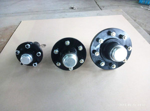 Nouveaux kits de moyeux de 6,5 pouces OE 41060 pour remorques de 7000 lb, accessoires de moyeu de roue libre d'essieu 25580 14125, remplacement/réparation - Product Image 2