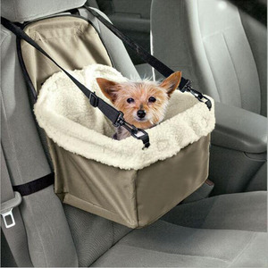 Cesta para mascotas QG, transportín para mascotas de 36x29x5cm, jaula de tela para perros para usar en el coche - Product Image 1