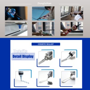 Scellant en silicone industriel anti-corrosion haute résistance, protection longue durée contre la rouille pour structures en acier, <span class=keywords><strong>colle</strong></span> d'étanchéité pour extérieur - Product Image 4