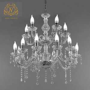 Gold/Silver 15heads Luxury Chandelier Multi Head Hanging Pendant Acrylic Crystal Chandelier for <strong>Wedding</strong> <strong>Ceiling</strong> <strong>Decoration</strong> - Product Image 5