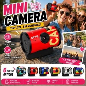 Mini appareil <span class=keywords><strong>photo</strong></span> vintage pour enfants, écran IPS 1,47 pouces HD 1080P, rechargeable par Type-C, format porte-clés, vente en gros - Product Image 3