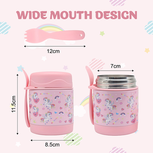 Thermos à double paroi <span class=keywords><strong>en</strong></span> acier inoxydable 304, récipient alimentaire portable avec cuillère, vente directe d'usine <span class=keywords><strong>en</strong></span> gros - Product Image 6