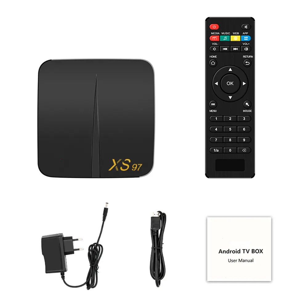 4gb32gb iptv box amlogic s905w2 4k uhd 5G dual wifi bt5.0 android 11 tv box with Mini Keyboard