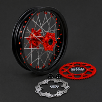 Kit de roues Supermoto 17 pouces pour Yamaha YZ125 YZ250 YZ250F YZ450F WR250F WR450F, kit de mise à niveau pour moto, 2001-2016