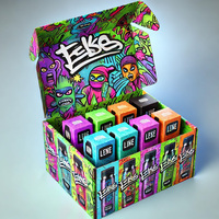 Boîtes rigides en papier d'art à effet holographique, tailles personnalisées, pour emballage d'herbes sèches exotiques et de chewing-gum – Vente chaude