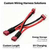 Nouveau faisceau de câbles pour équipements énergétiques, résistant aux hautes tensions, ignifuge, faisceau de connexion électrique personnalisé