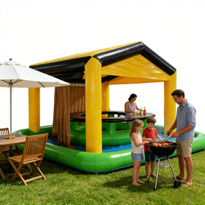 Tente de jardin, maison, fête sur la plage, bar flottant gonflable, <span class=keywords><strong>piscine</strong></span>, pub, bar gonflable en PVC avec sièges pour une utilisation familiale à domicile - Product Image 3