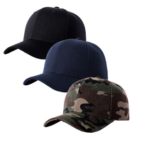 Gorra de Béisbol Negra de 6 Paneles con Logotipo Personalizado al por Mayor, Gorra de Béisbol Bordada de Alta Calidad