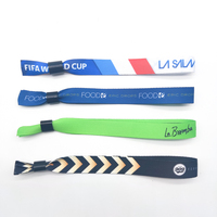 Logo personnalisé Image Texte Slogan Imprimé Bracelet Colorant Sublimé Tissu Billet Festival Bracelets