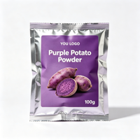 Colorant alimentaire naturel pour la pâtisserie, ingrédient pour smoothie, poudre de patate douce violette 100% pure