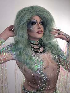 Diseñador Sexy Rhinestone Lentejuelas Fiesta Sirena <span class=keywords><strong>Vestido</strong></span> largo Mujeres <span class=keywords><strong>Drag</strong></span> <span class=keywords><strong>Queen</strong></span> Traje de escenario Nude Crystal Tassel <span class=keywords><strong>Vestido</strong></span> de fiesta de noche - Product Image 6