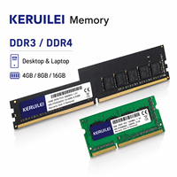 Module de mémoire RAM DDR3 ECC KERUILEI 4 Go 8 Go 16 Go 2666 MHz pour PC de bureau, ordinateur portable et mise à niveau gaming
