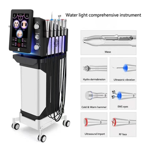 Appareil d'hydrodermabrasion ultrasonique 7-en-1 sans aiguille à oxygène Mesocare avec écran tactile pour usage domestique (poitrine, lèvres, peau) - Product Image 1