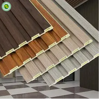 EXW Prix Plafond Décoration Nouveau Design Panneau Mural Panneau Mural Moderne Humidité WPC Panneau Plastique