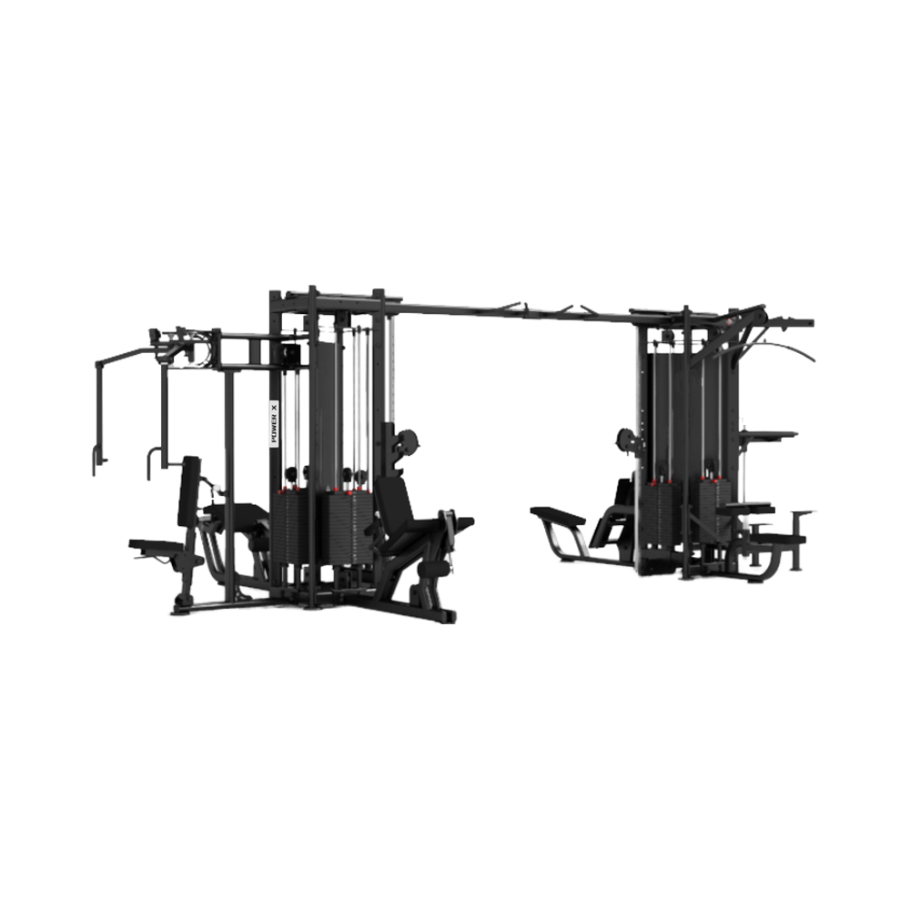 Customized 8-Station Comprehensive Fitness Exercise Gear Multi-Function Gym Fitness Equipment with Triceps Practice
