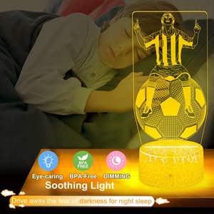 Lampe 3D en acrylique pour club de football, lampe de nuit LED pour le football, vente en gros - Product Image 3
