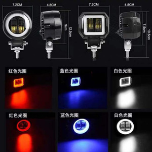 Led Fog Light 4 Inch 30W With Halo Ring For Motorcycle Car Driving Light Upgrade Universal Fit - Product Image 4