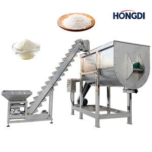 Mezcladora Industrial de Acero Inoxidable en Forma de U con Doble Cinta, Elevador de Cubetas, Mezcladora de Polvo de Alta Homogeneidad con Función de Secado para Alimentos - Product Image 2