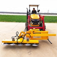 Coupe-arbre pour chargeur frontal de tracteur, coupe-membre monté sur les chargeurs de tracteur