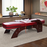 Table de massage corporel coréenne, soins de la colonne vertébrale, chiropratique, chauffage, rouleau en pierre de jade, thérapie, spa, salon, lit de massage infrarouge