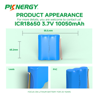 Batterie longue durée ICR18650 3.7V 10050mAh 1S3P pour compteur de score électronique