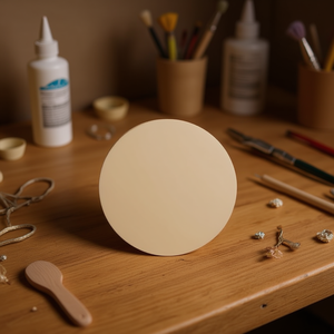 Dischi di Legno Rotondi ILAN 15cm, Spessore 0,25cm, Confezione da 12 Pezzi, Materiali per Artigianato - Product Image 2